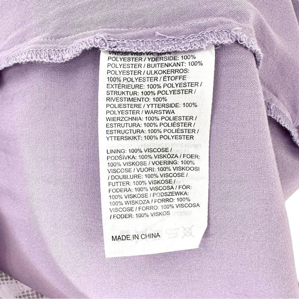 The Ragged Priest Dissolver Purple Mesh Overlay Oversized Wide Leg Cargo Pants - Picture 10 of 13